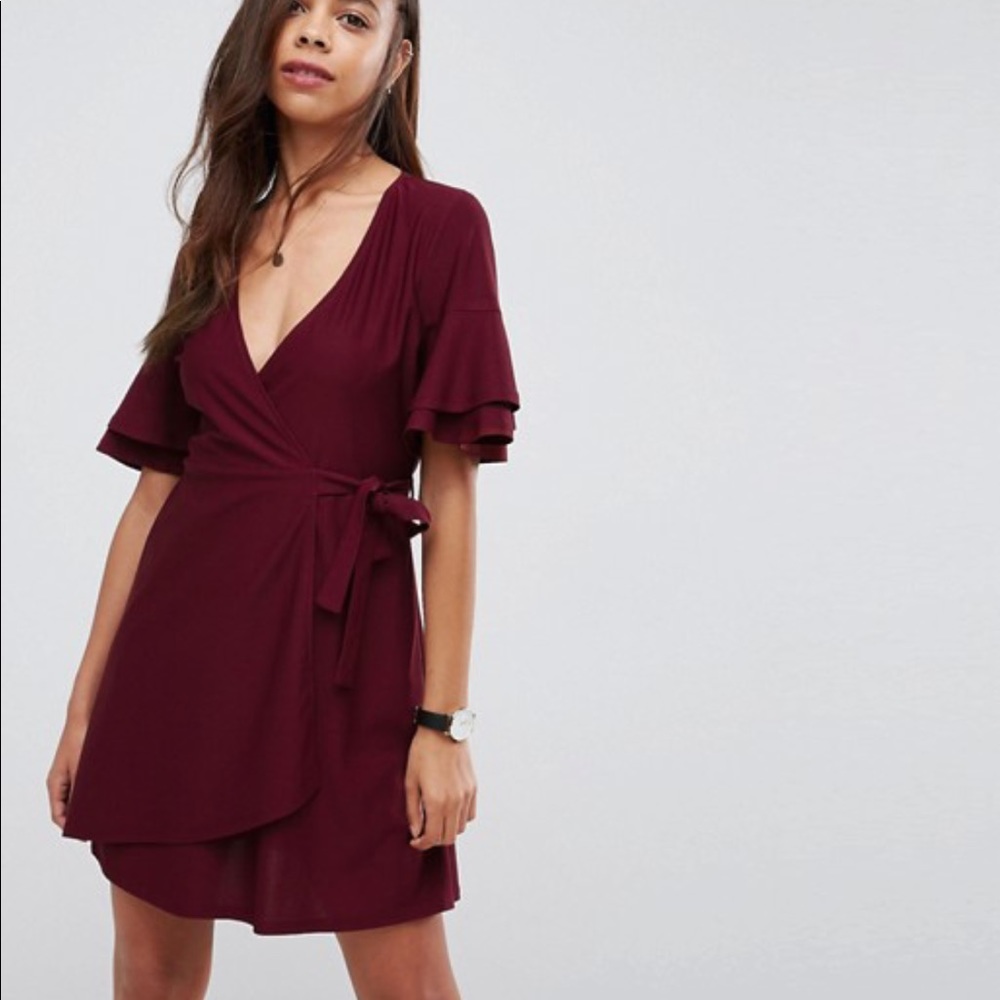 ASOS Burgundy Dress